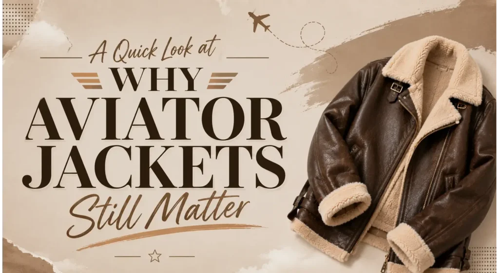 A Quick Look at Why Aviator Jackets Still Matter