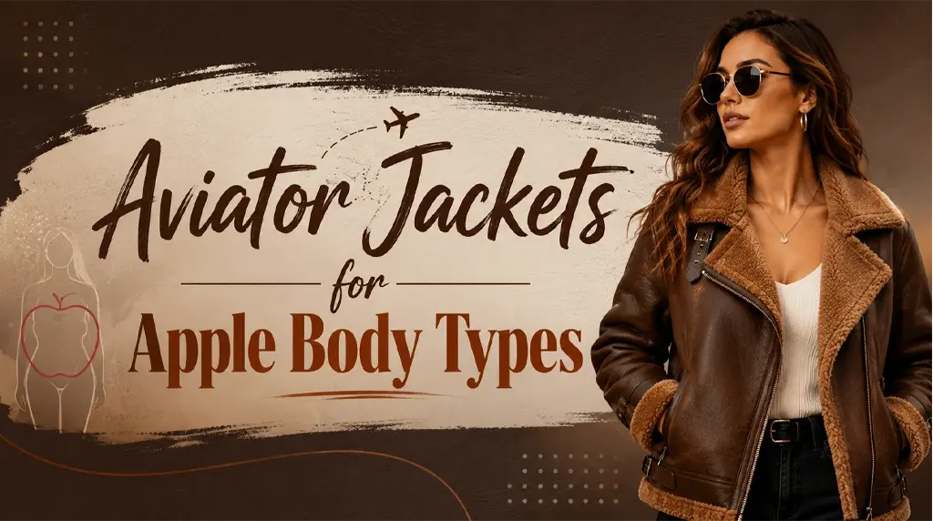 Aviator Jackets for Apple Body Types
