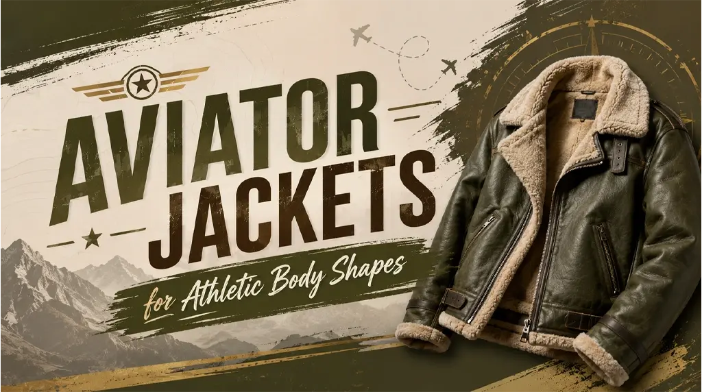 Aviator Jackets for Athletic Body Shapes