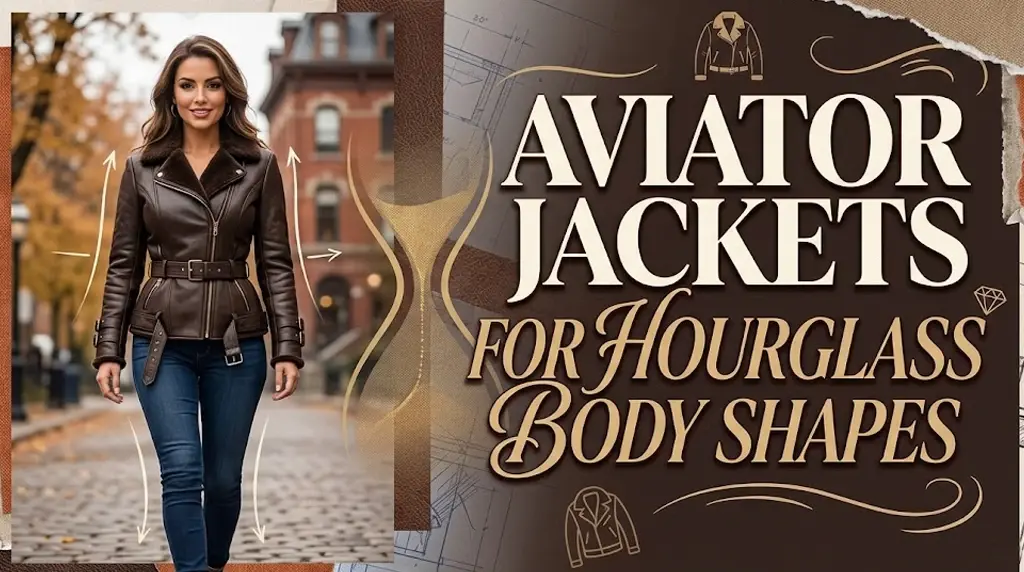 Aviator Jackets for Hourglass Body Shapes