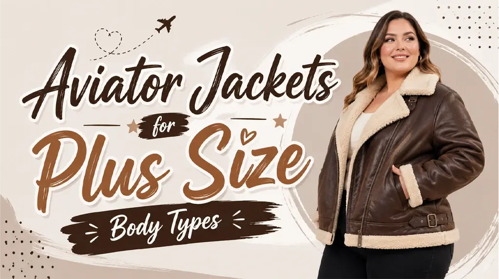Aviator Jackets for Plus Size Body Types