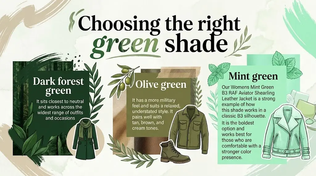 Choosing the right green shade