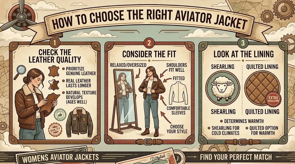 How to Choose the Right Aviator Jacket