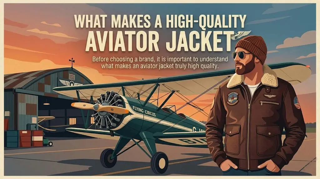 What Makes a High-Quality Aviator Jacket