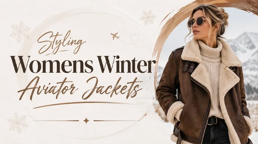 Styling Womens Winter Aviator Jackets