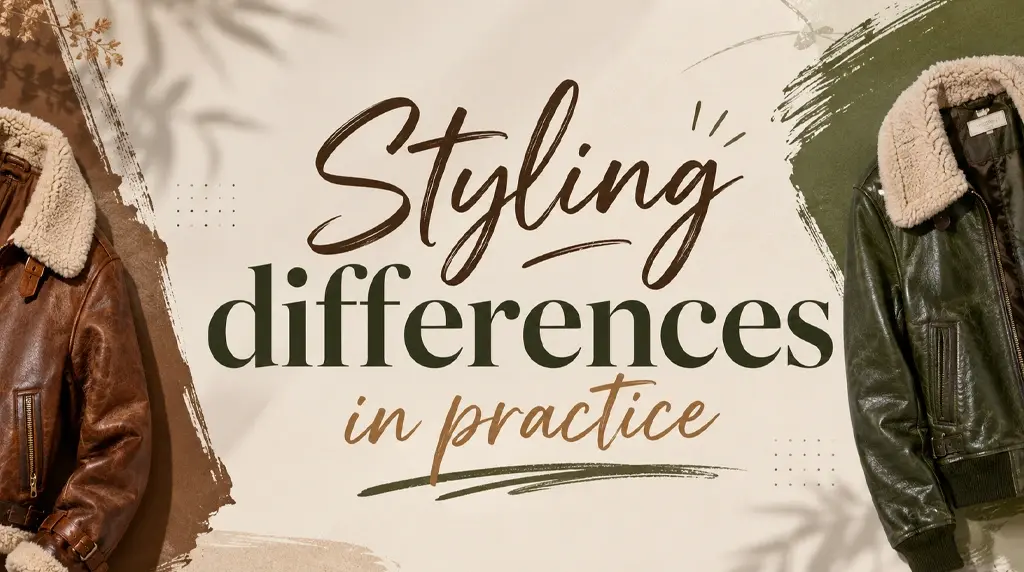 Styling differences in practice