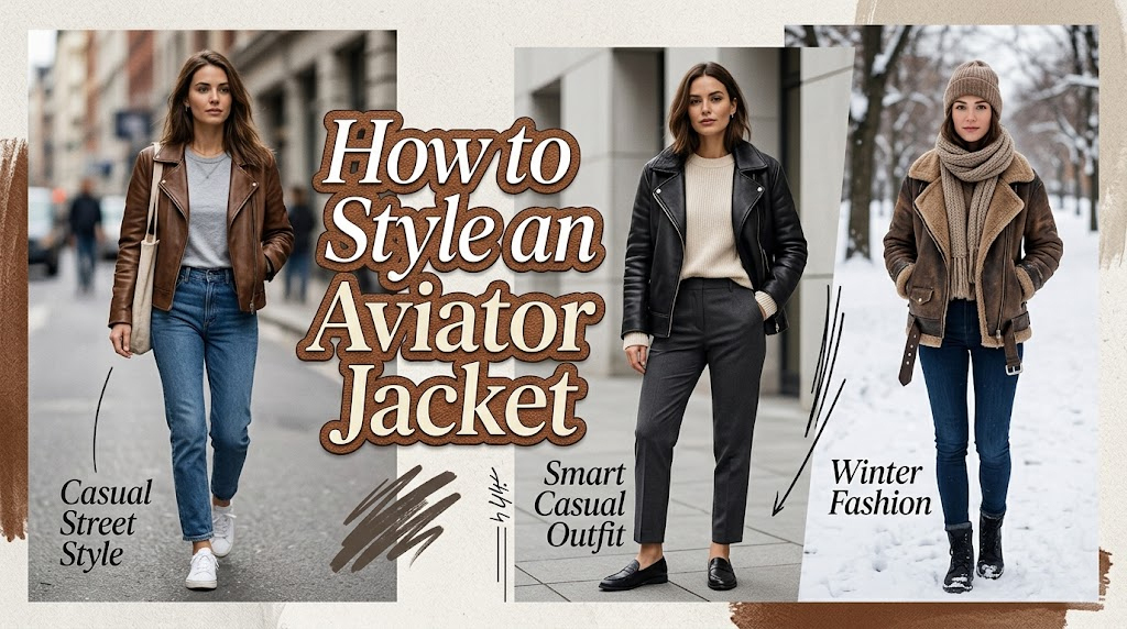 How to Style an Aviator Jacket