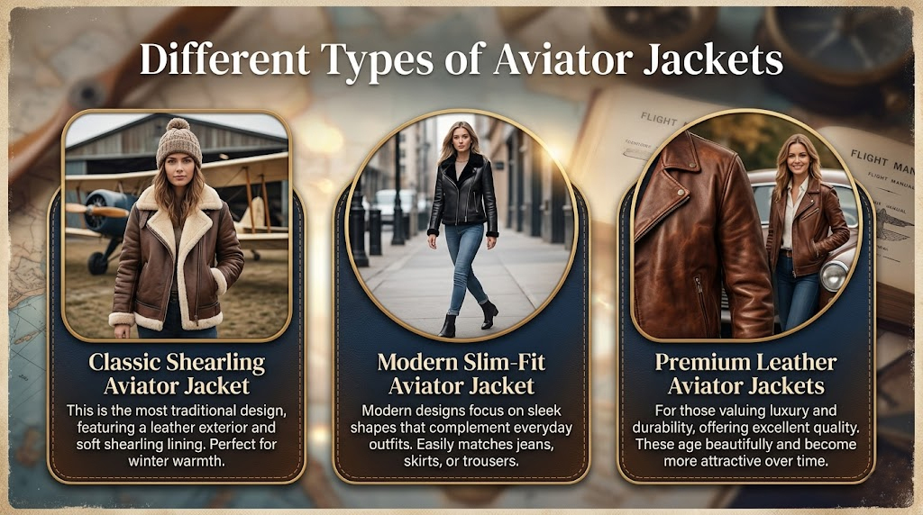 Different Types of Aviator Jackets