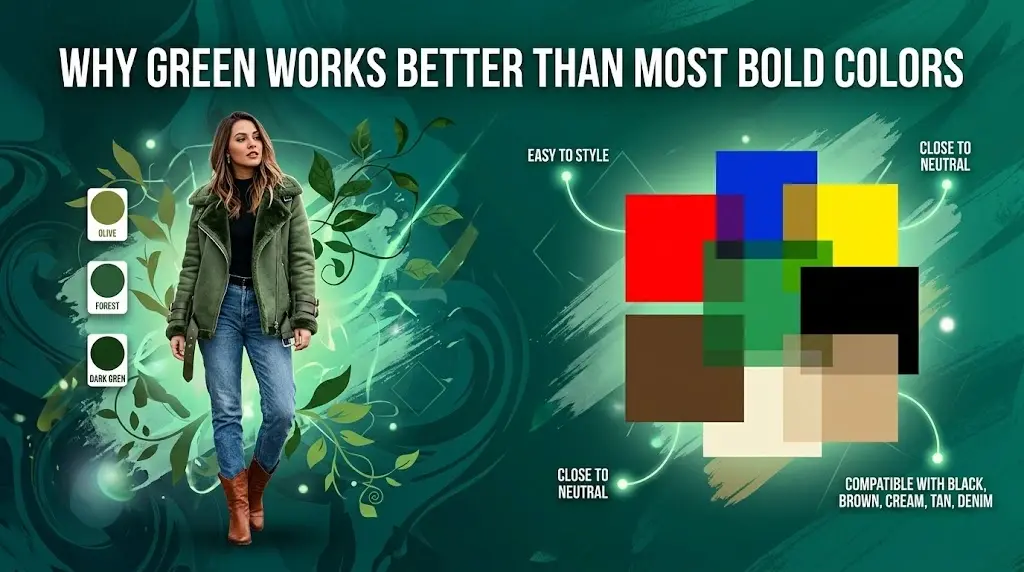 Why green works better than most bold colors