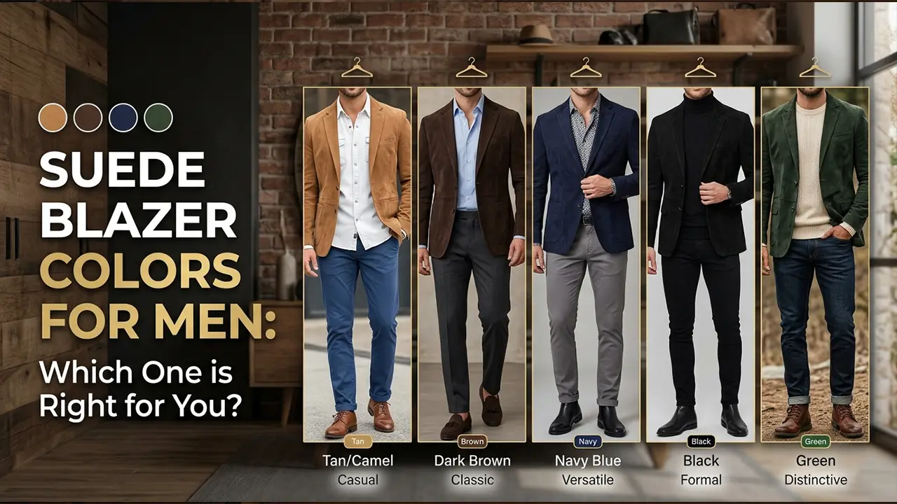 Suede Blazer Colors for Men: Which One is Right for You?