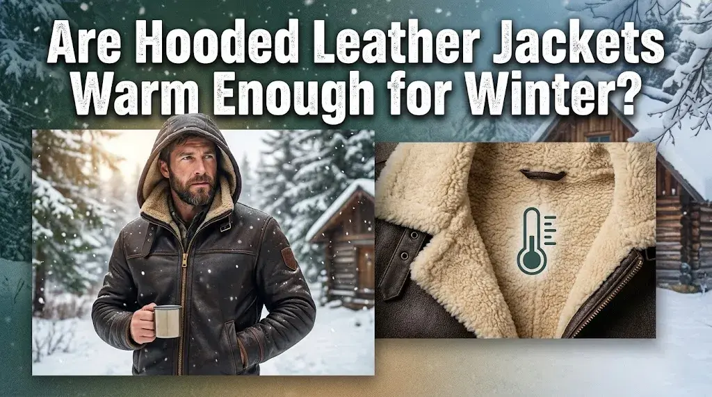 Are Hooded Leather Jackets Warm Enough for Winter?