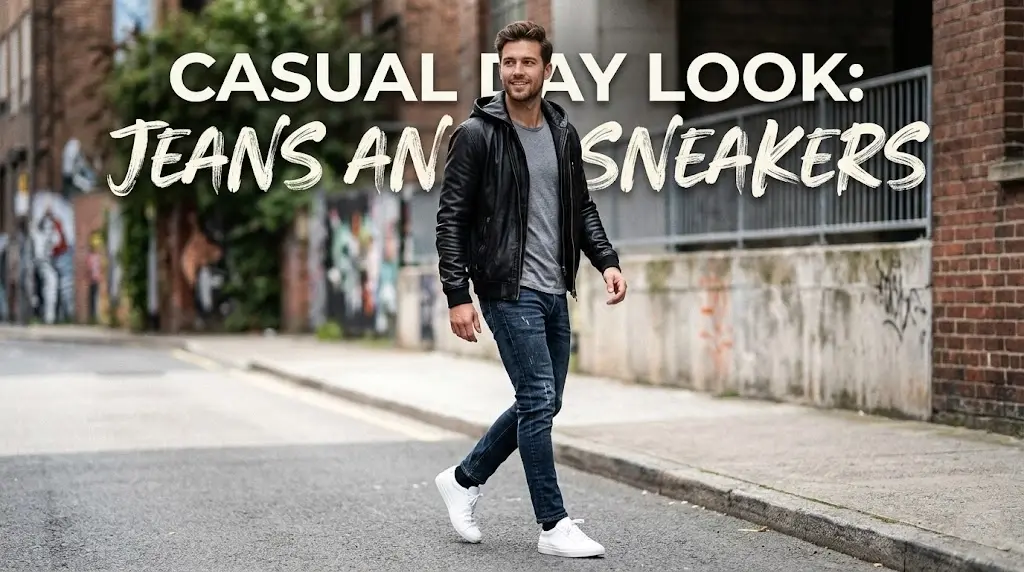 Casual Day Look: Jeans and Sneakers