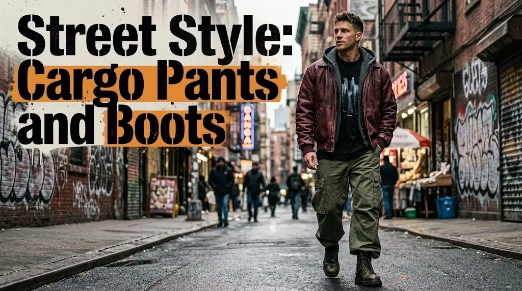 Street Style: Cargo Pants and Boots