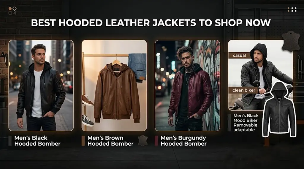 Best Hooded Leather Jackets to Shop Now