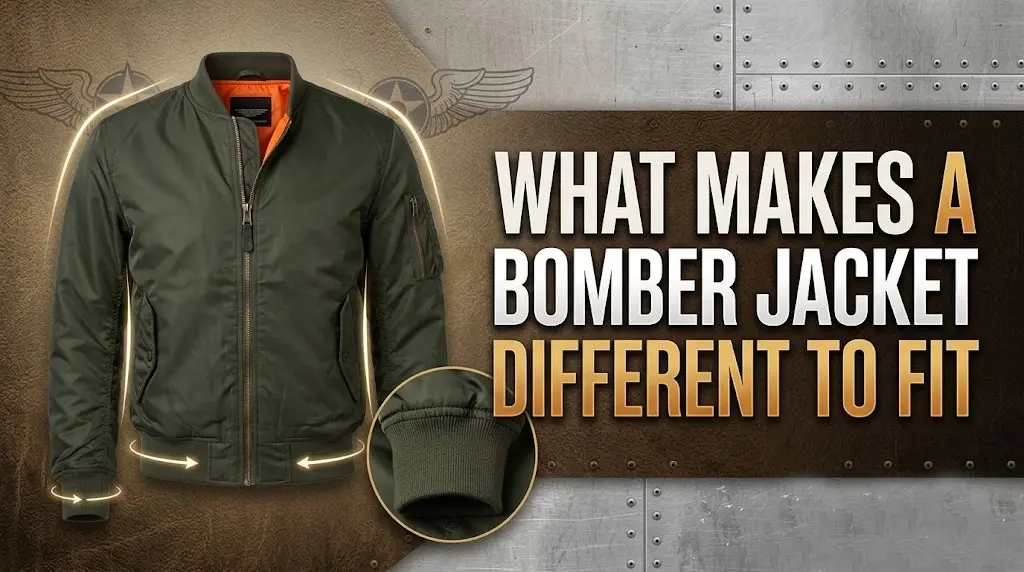 What Makes a Bomber Jacket Different to Fit