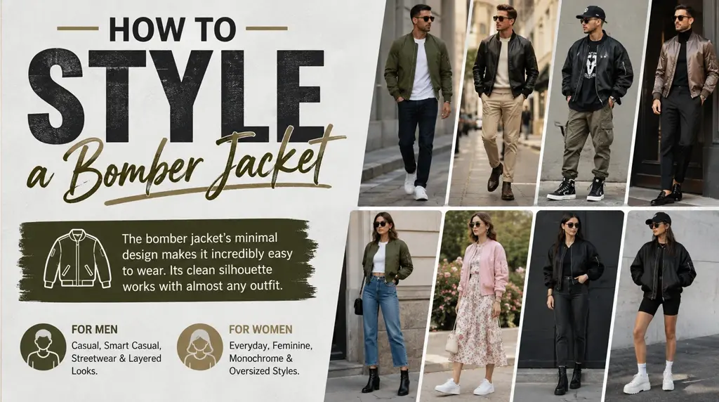 How to Style a Bomber Jacket