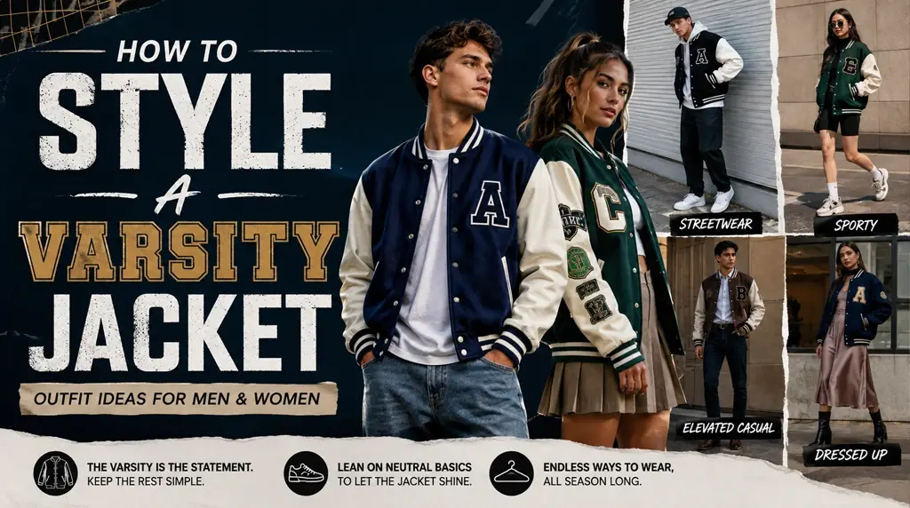 How to Style a Varsity Jacket