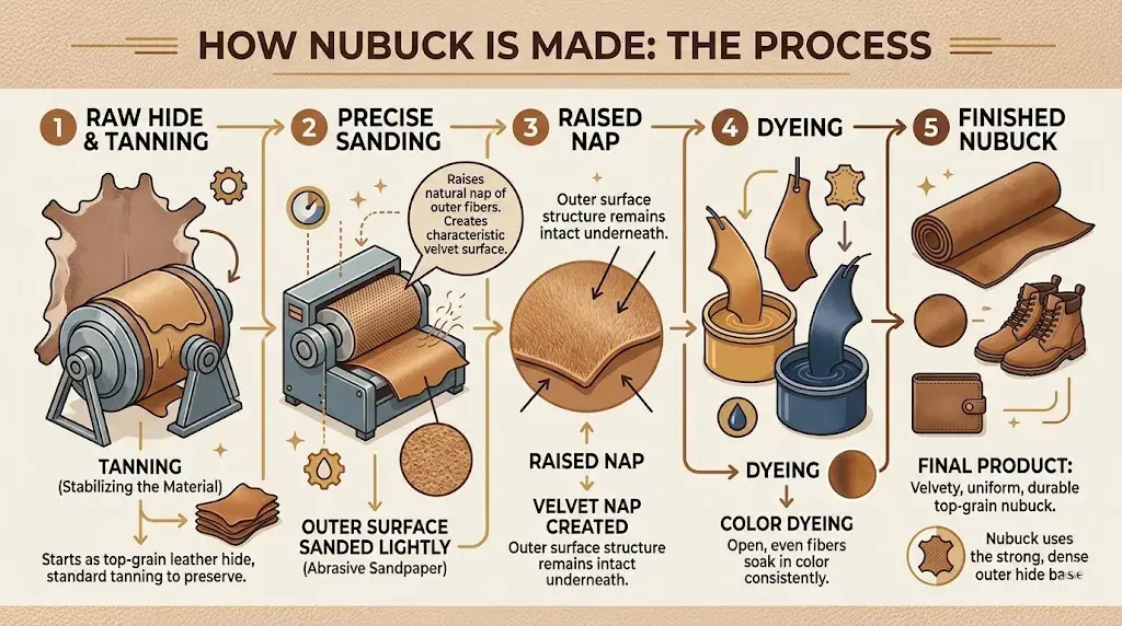 How Nubuck Is Made: The Process