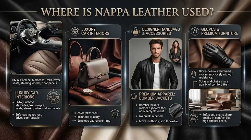 Where Is Nappa Leather Used?