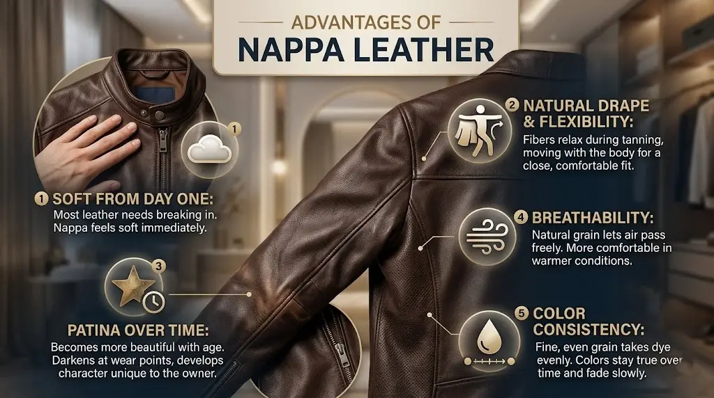 Advantages of Nappa Leather