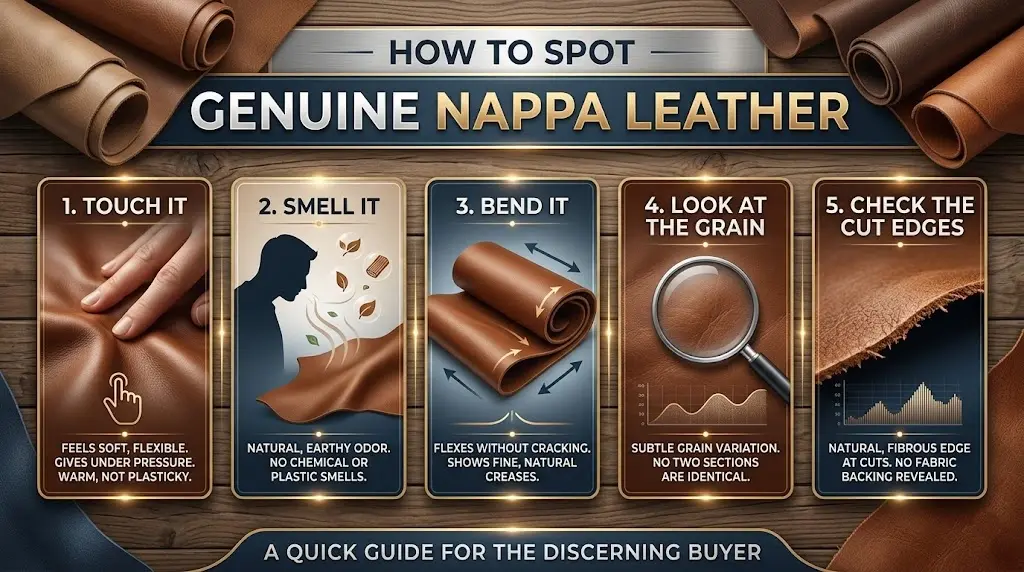 How to Spot Genuine Nappa Leather