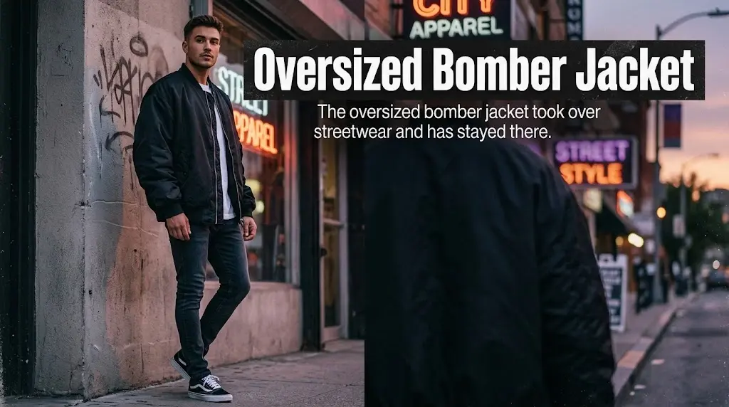 9. Oversized Bomber Jacket