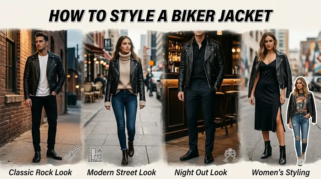 How to Style a Biker Jacket