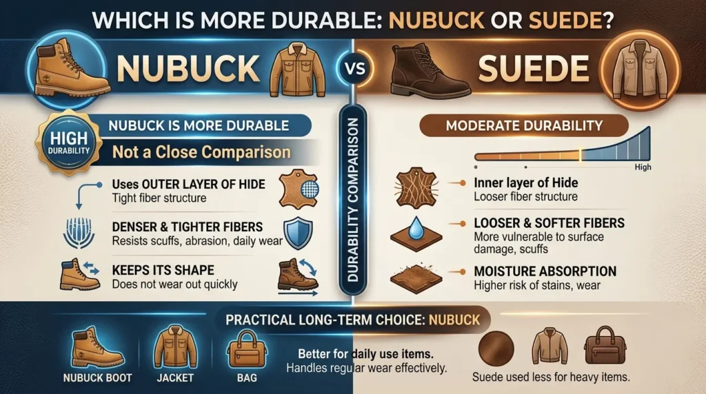Which Is More Durable – Nubuck or Suede?