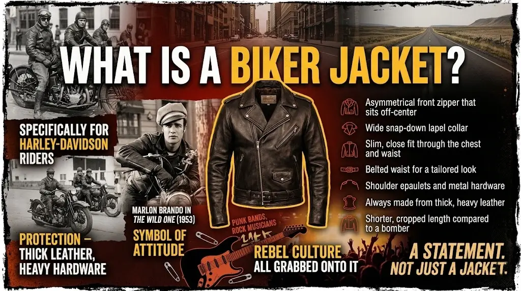 What Is a Biker Jacket?