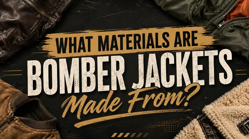 What Materials Are Bomber Jackets Made From?