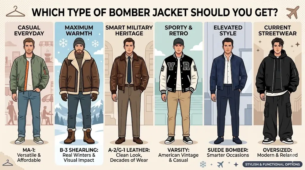 Which Type of Bomber Jacket Should You Get?