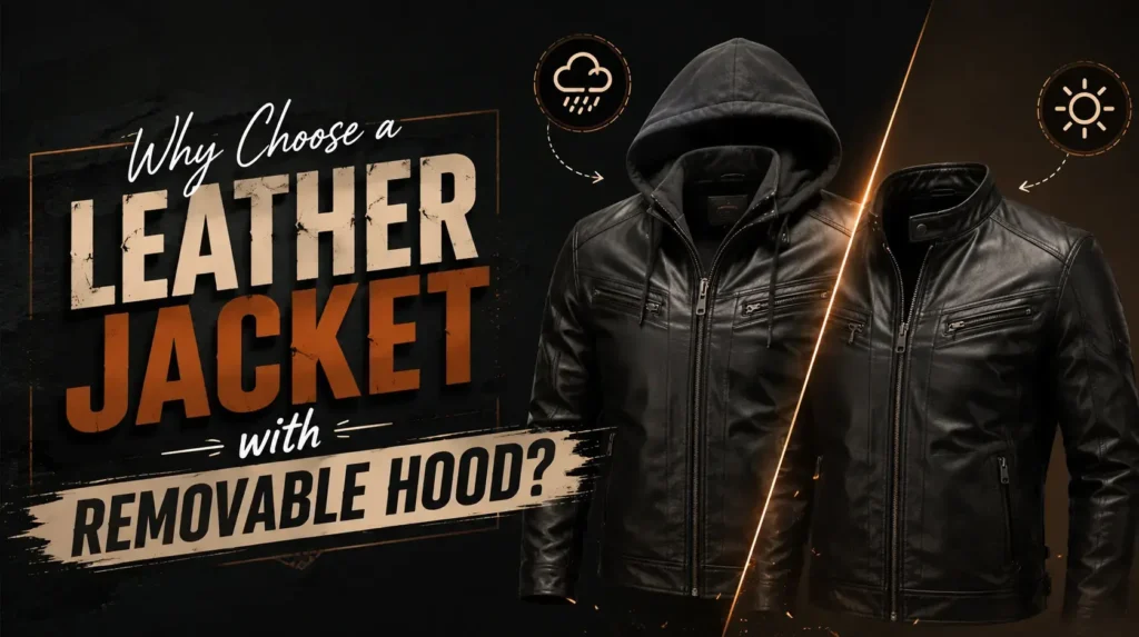 Why Choose a Leather Jacket with Removable Hood?