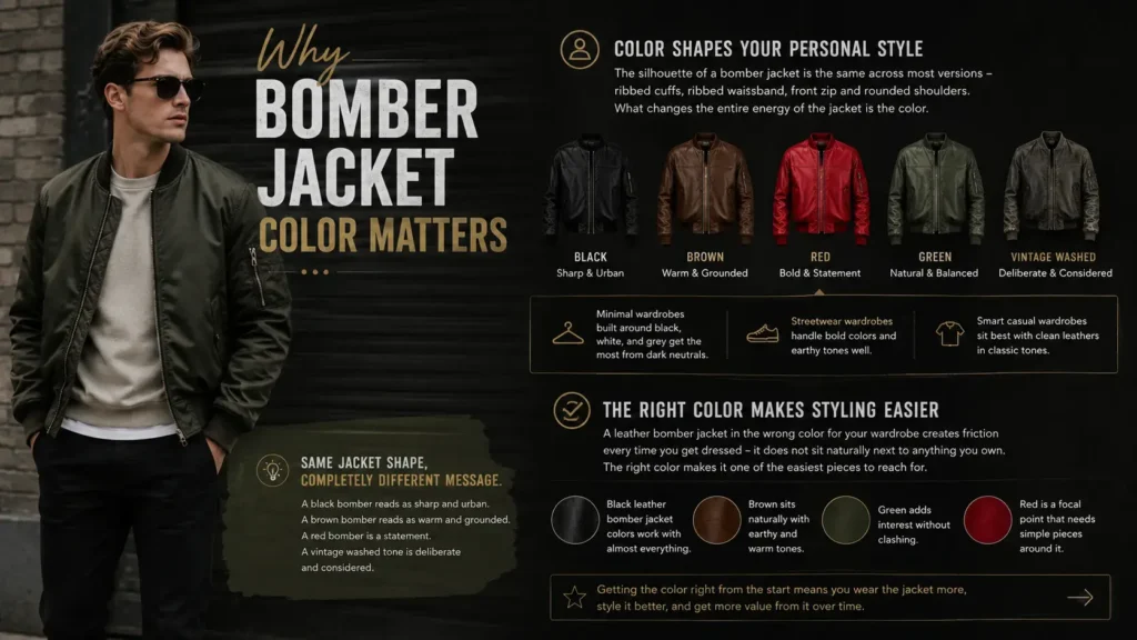 Why Bomber Jacket Color Matters
