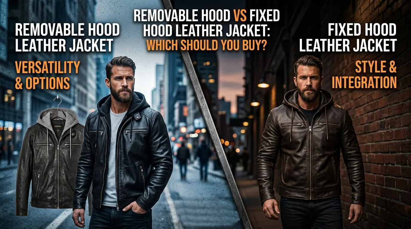Removable Hood vs Fixed Hood Leather Jacket: Which Should You Buy?