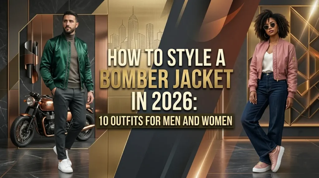 How to Style a Bomber Jacket in 2026: 10 Outfits for Men and Women