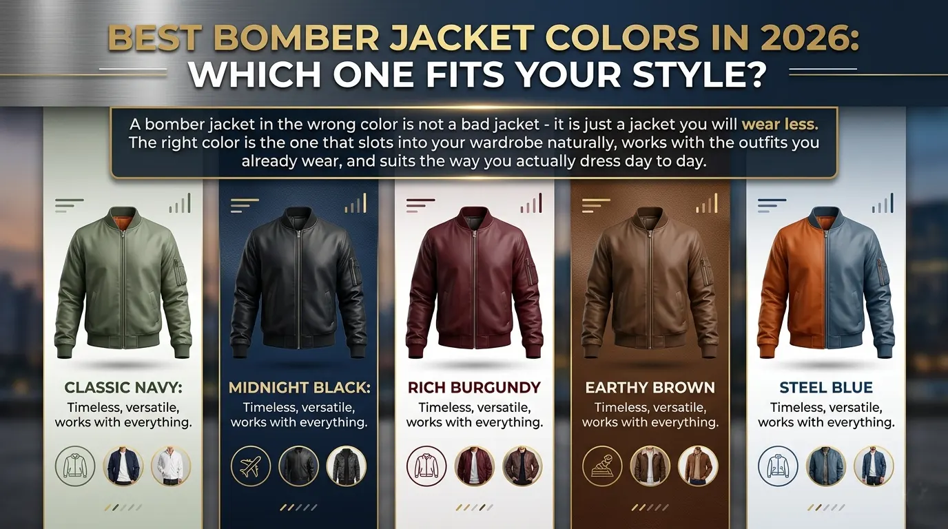 Best Bomber Jacket Colors in 2026: Which One Fits Your Style?