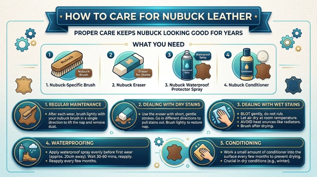 How to Care for Nubuck Leather
