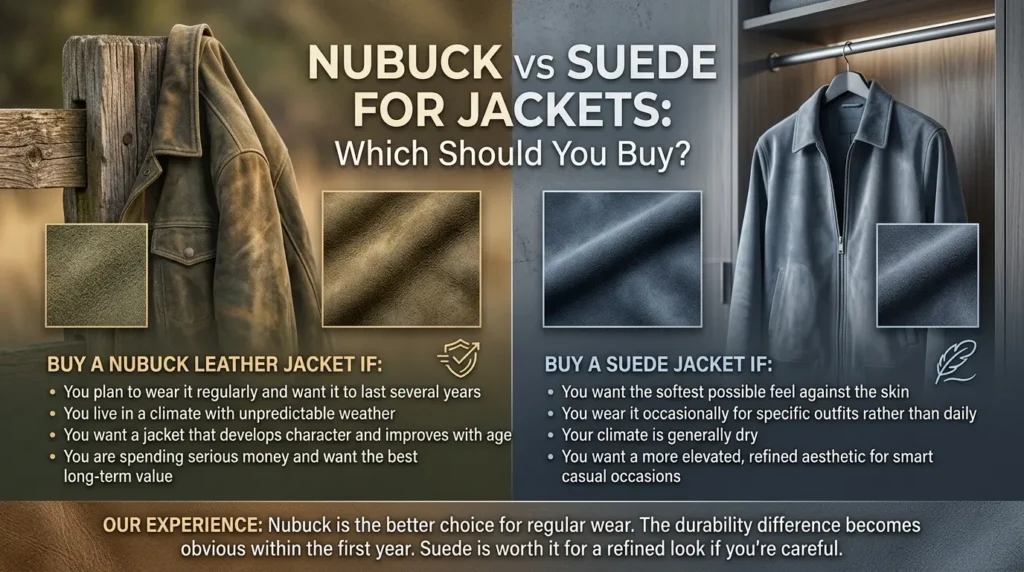 Nubuck vs Suede for Jackets: Which Should You Buy?
