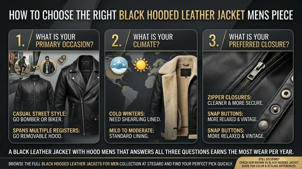 How to Choose the Right Black Hooded Jacket