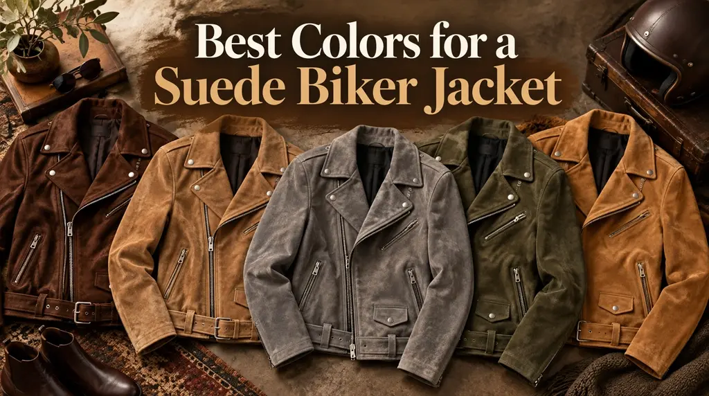 Best Colors for a Suede Biker Jacket