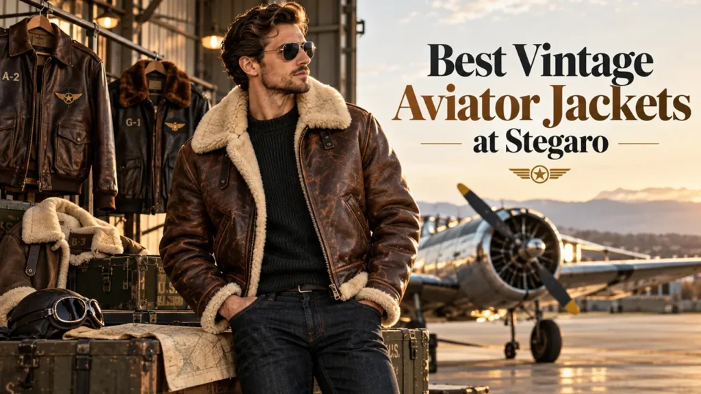 Best Vintage Aviator Jackets at Stegaro