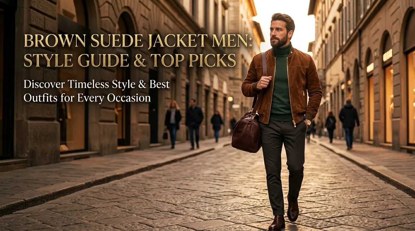 Brown Suede Jacket Men: Style Guide & Top Picks