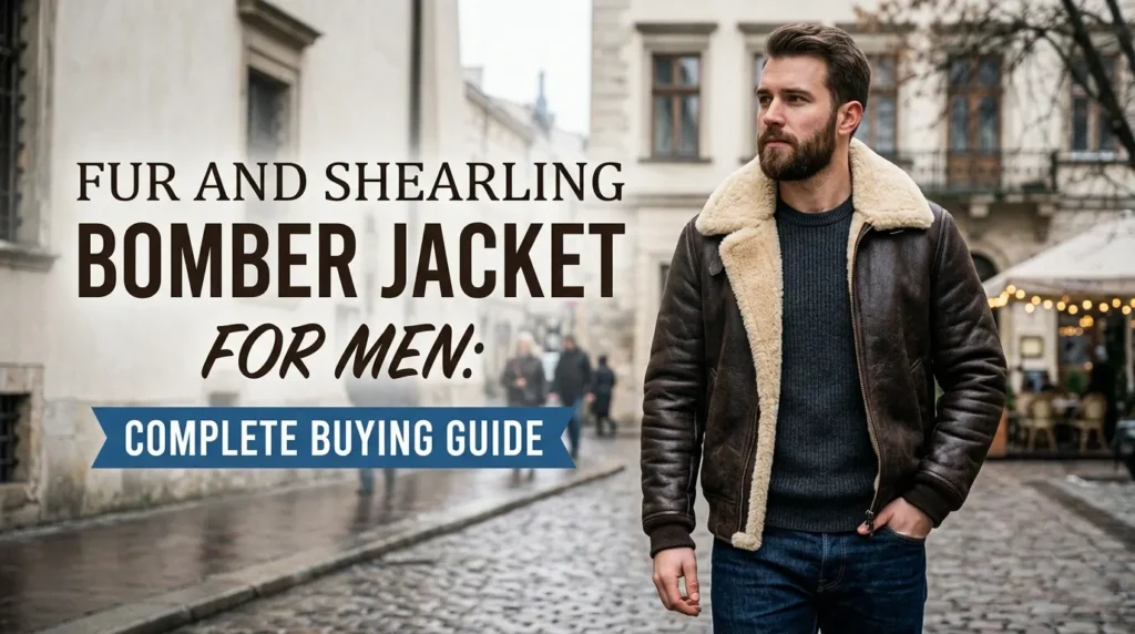 Fur and Shearling Bomber Jacket for Men: Complete Buying Guide