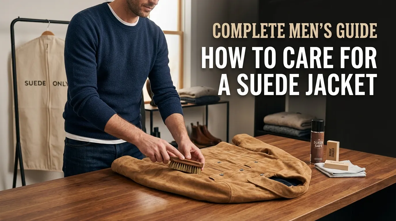 How to Care for a Suede Jacket: Complete Men's Guide