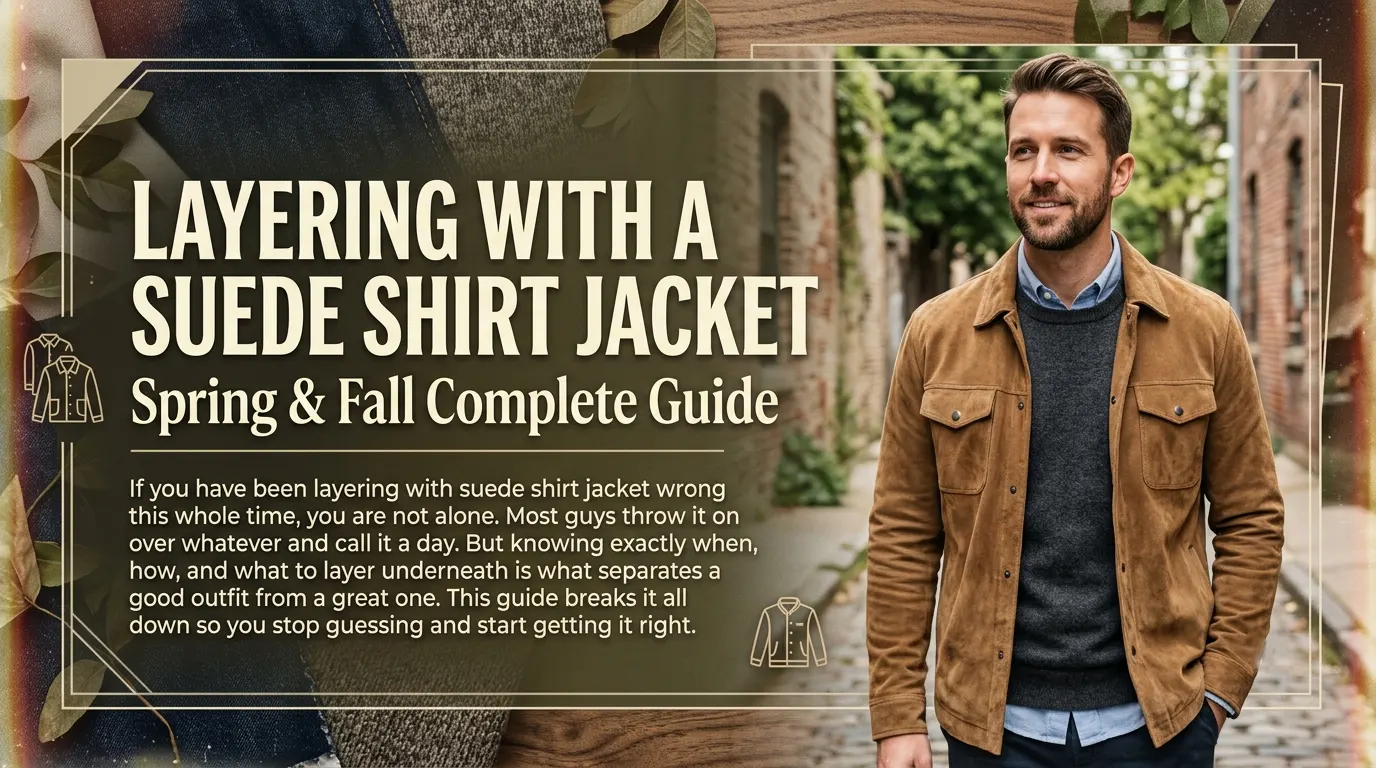 How to Layer a Suede Shirt Jacket: Spring and Fall Complete Guide