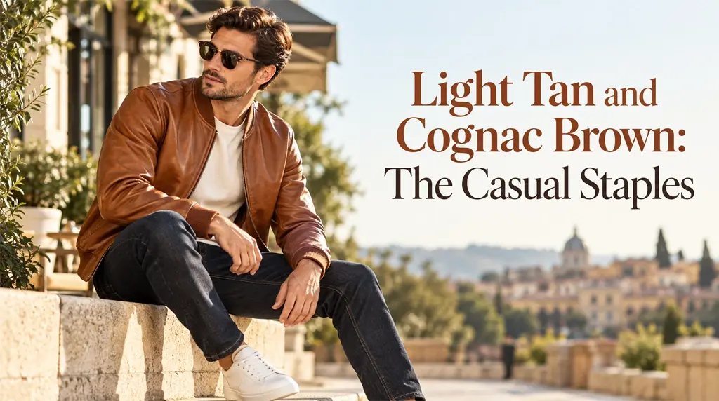 Light Tan and Cognac Brown: The Casual Staples