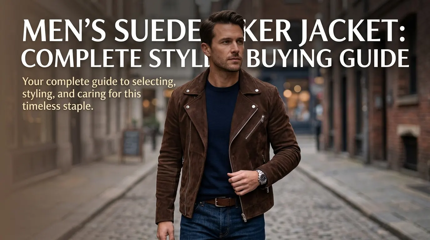 Men's Suede Biker Jacket: Complete Style and Buying Guide