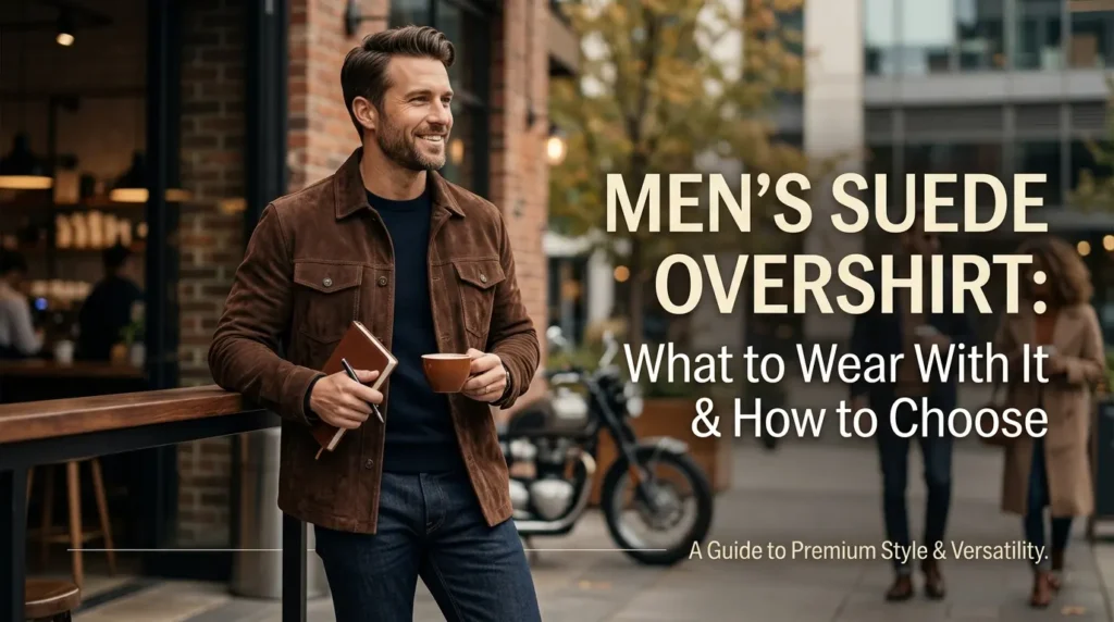 Men's Suede Overshirt: What to Wear With It & How to Choose