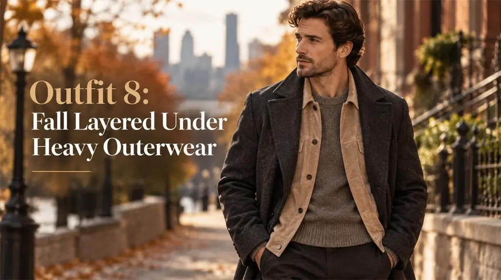 Outfit 8: Fall Layered Under Heavy Outerwear