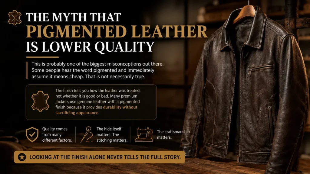 The Myth That Pigmented Leather Is Lower Quality